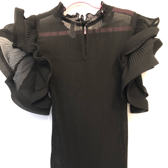 Agaci Ruffles Sleeves Blouse - Picture 4 of 5